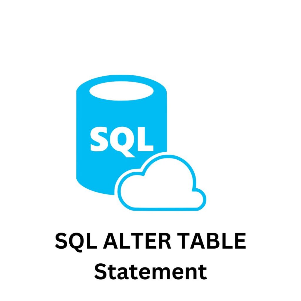 SQL ALTER TABLE Statement