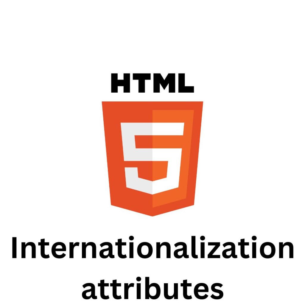 Internationalization attributes